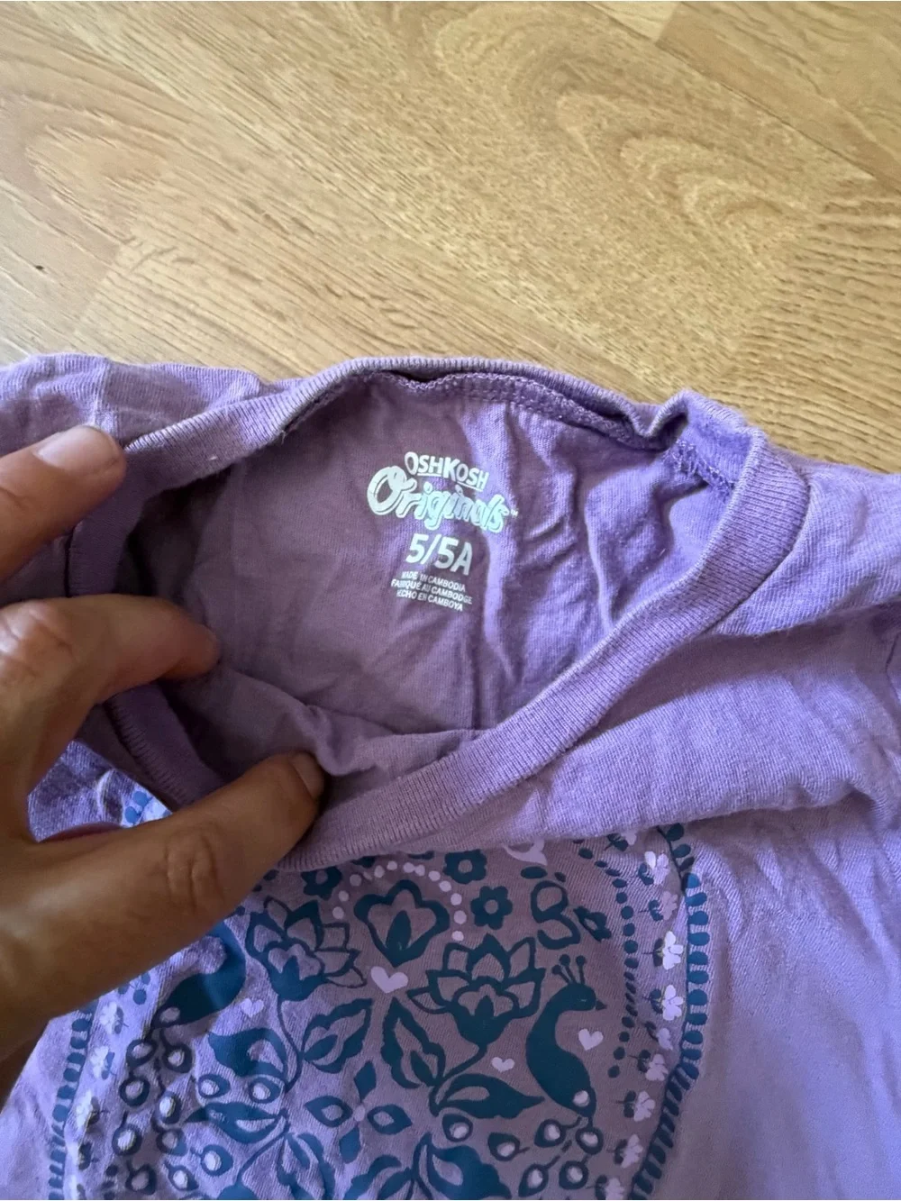 Oshkosh B’gosh & Cat & Jack girls long sleeve 3 T-shirts bundle Sz 5T